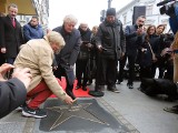 Gwiazda i ostatnie cygaro dla Witolda Adamka w Łódzkiej Alei Gwiazd