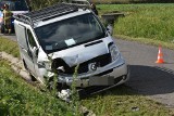 Samochód na autostradzie A4 pod Przylesiem Dolnym wypadł poza trasę [ZDJĘCIA] 