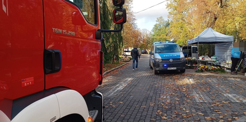 Groźne zdarzenie na Starym Cmentarzu w Słupsku