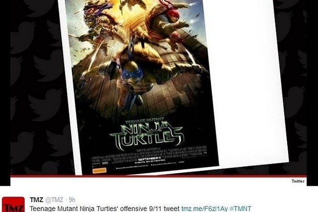 "Wojownicze żółwie ninja" wchodzą do kin 11 września (fot. screen z Twitter.com)