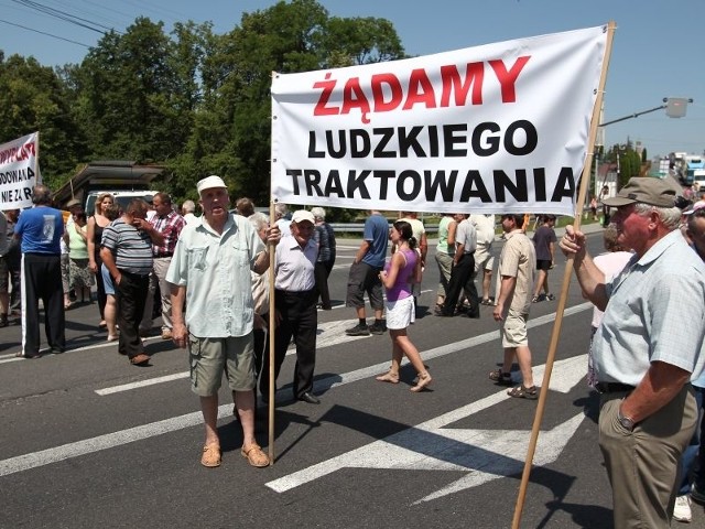 Ostatnio właściciele domów przeznaczonych do wyburzenia pod S19 protestowali na drodze w Nienadówce przez pół godziny.