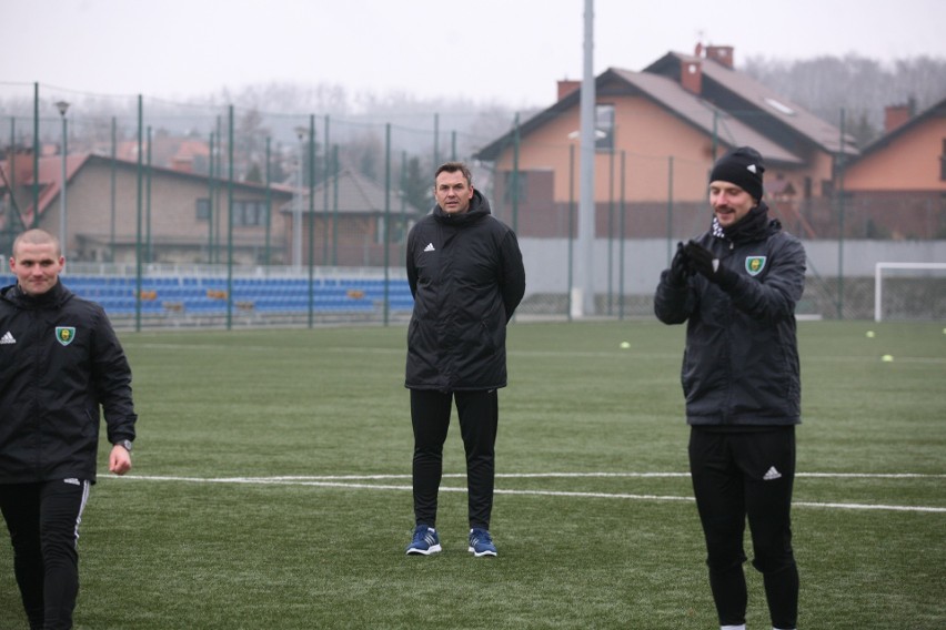 Jacek Paszulewicz z GKS Katowice przeprowadził pierwszy trening z piłkarzami ZDJĘCIA, PLAN PRZYGOTOWAŃ