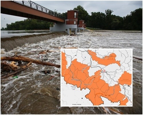 Wysoki poziom wód na Dolnym Śląsku. IMGW wydało ostrzeżenia dla większości naszego regionu.