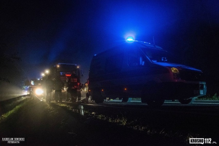 Podkarpacie. Tragiczny wypadek autobusu w Leszczawie Dolnej,...