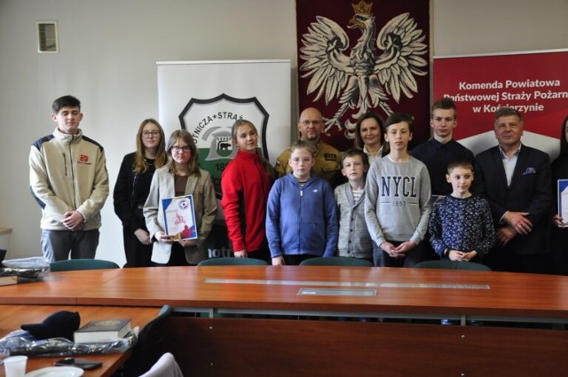 Młodzież uczestnicząca w eliminacjach powiatowych Ogólnopolskiego Turnieju Wiedzy Pożarniczej wcześniej świetnie poradziła sobie na etapie gminnym. Teraz zwycięzcy będą walczyć w etapie wojewódzkim.
