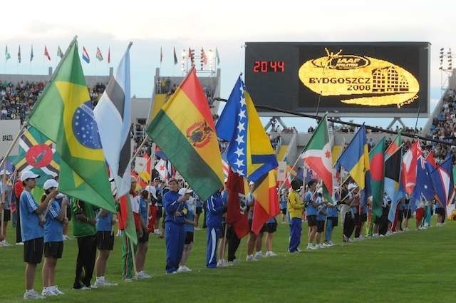 Mistrzostwa świata w Bydgoszczy w 2008. Na zdjęciu fragment ceremonii otwarcia