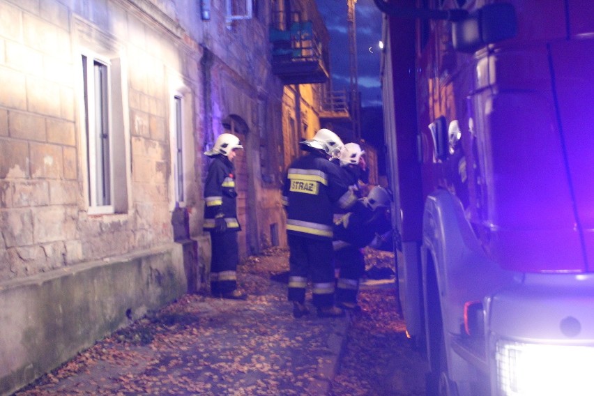 Pożar pustostanu przy ul. Dolnej Panny Marii