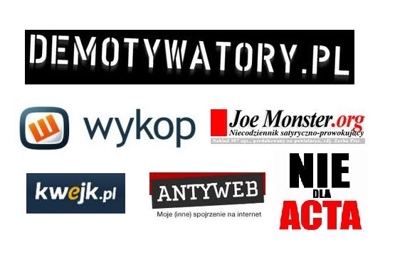 Antyweb zachęca inne serwisy do przyłączenia się do akcji protestacyjnej przeciw ACTA.