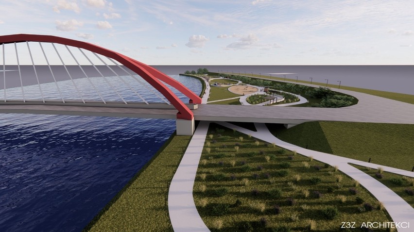 Nabrzeże Narwi między ostrołęckimi mostami. Jak będzie wyglądać? Prezydent Ostrołęki pokazał wizualizacje