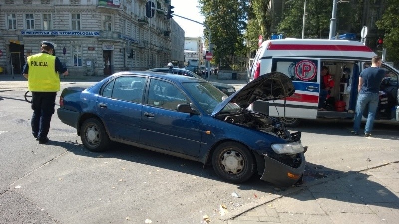 Do wypadku doszło na skrzyżowaniu al. Kościuszki i ul....