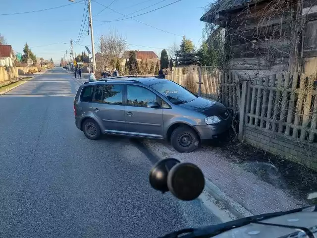 Kraska na drodze w Niestachowie.