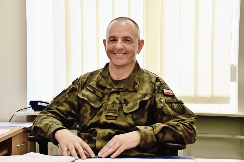 Podpułkownik Piotr Drozdel w wojsku służy od trzydziestu...