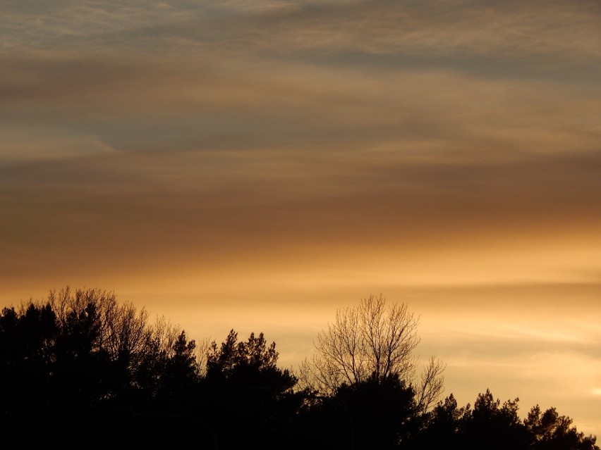 Niezwykłe widoki w Ustce. Cudowny zachód słońca, paleta barw...
