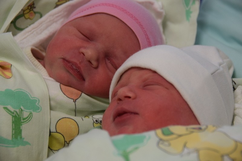 Bliźniaczki Maja i Nadia urodziły się w szpitalu św. Łukasza