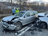 Wypadek w Rudniku. Jedna osoba trafiła do szpitala