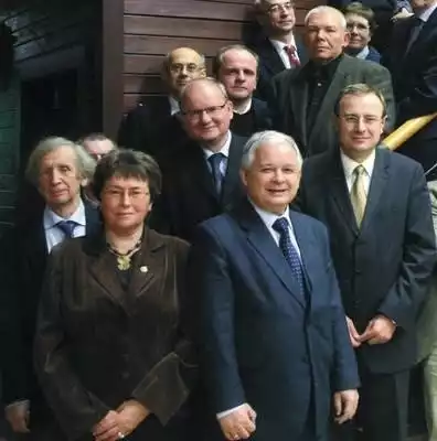 27 listopada 2009 r. Maria Dzielska i Lech Kaczyński podczas seminarium w Lucieniu. Fot. Archiwum domowe prof. Marii Dzielskiej