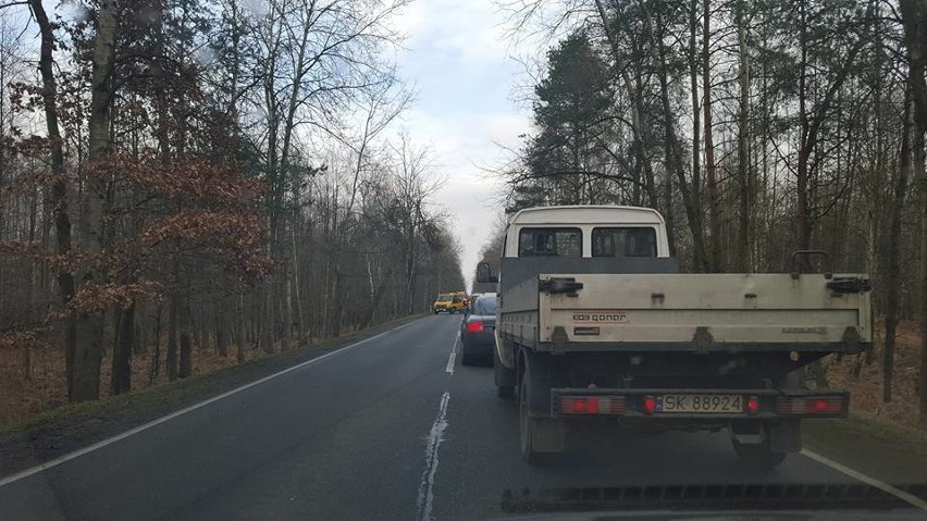 Wypadek na trasie Mysłowce-Tychy. Czołowe zderzenie