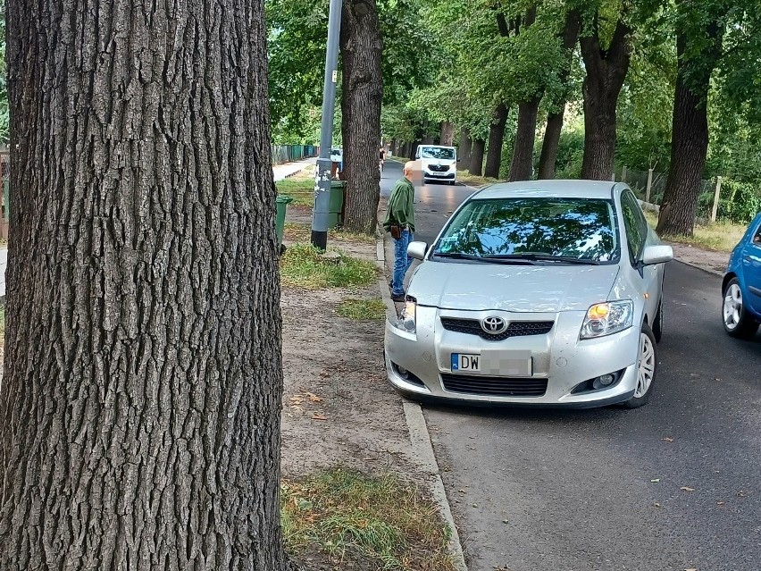 Wrocław - Pilczyce. Kierowca osobówki uderzył w drzewo, żeby...