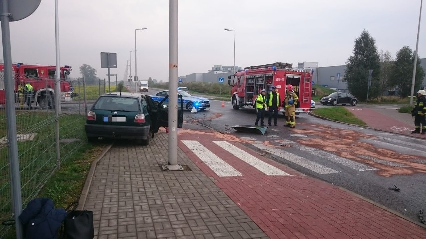 Jak wynika z pierwszych ustaleń policjantów, kierowca...