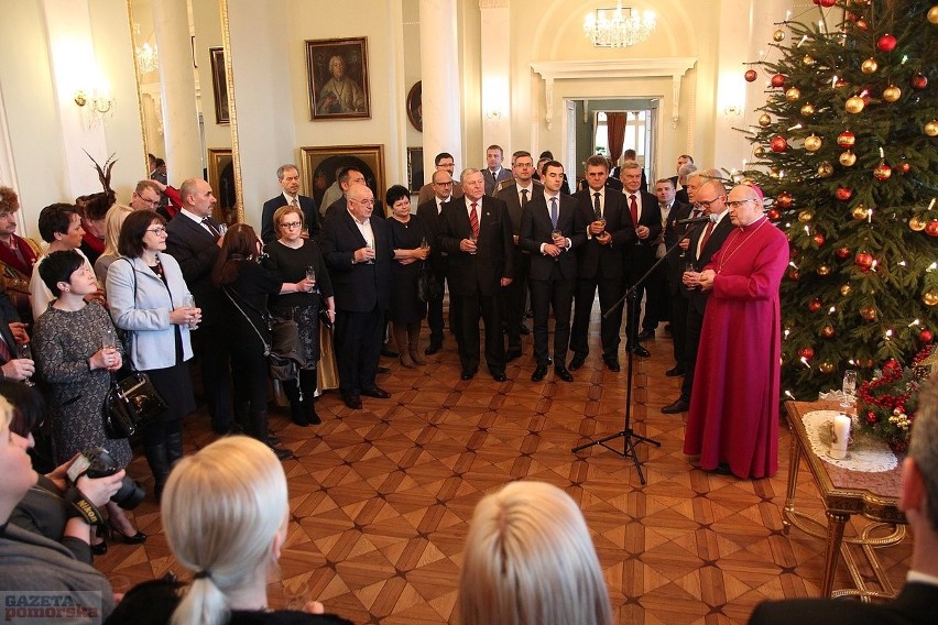 Noworoczne spotkanie u duszpasterza diecezji. W pałacu...