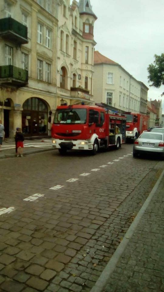 Paliła się piwnica na ulicy Rynek w Chełmnie. Prawdopodobną...