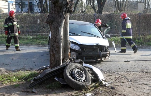 Wypadek na Mościckiego, Wrocław, 11.04.2015