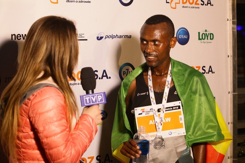DOZ Maraton Łódź 2016. Abraw Misganaw z Etiopii wygrał maraton [ZDJĘCIA]