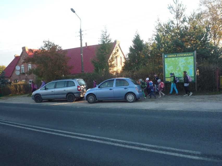 Mieszkańcy Kalisza w gminie Dziemiany chcą budowy chodnika i przejścia