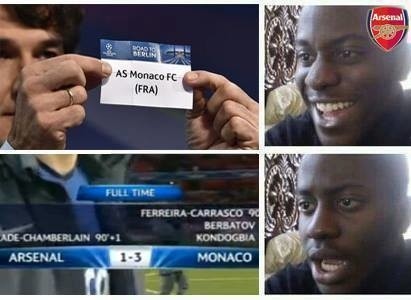 Memy po meczu Arsenal - Monaco