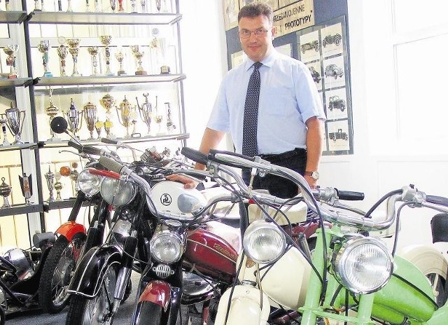 Mamy już w szkole małą kolekcję motocykli i motorowerów - mówi Marek Gabryelewicz