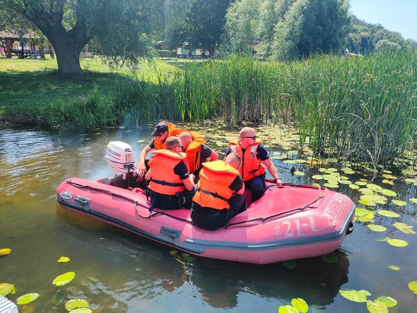 Chełmińscy mundurowi patrolują okoliczne akweny wodne