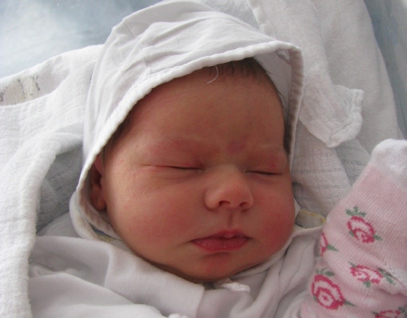 Lenka Gerek przyszła na świat 15 stycznia. Ważyła 3650 g i...