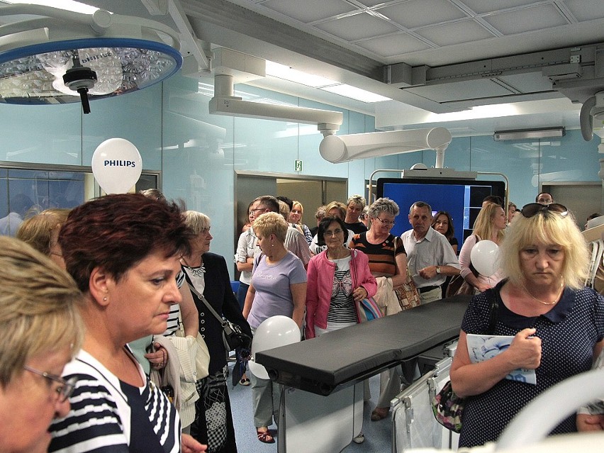 Zwiedzanie nowych oddziałów grudziądzkiego szpital