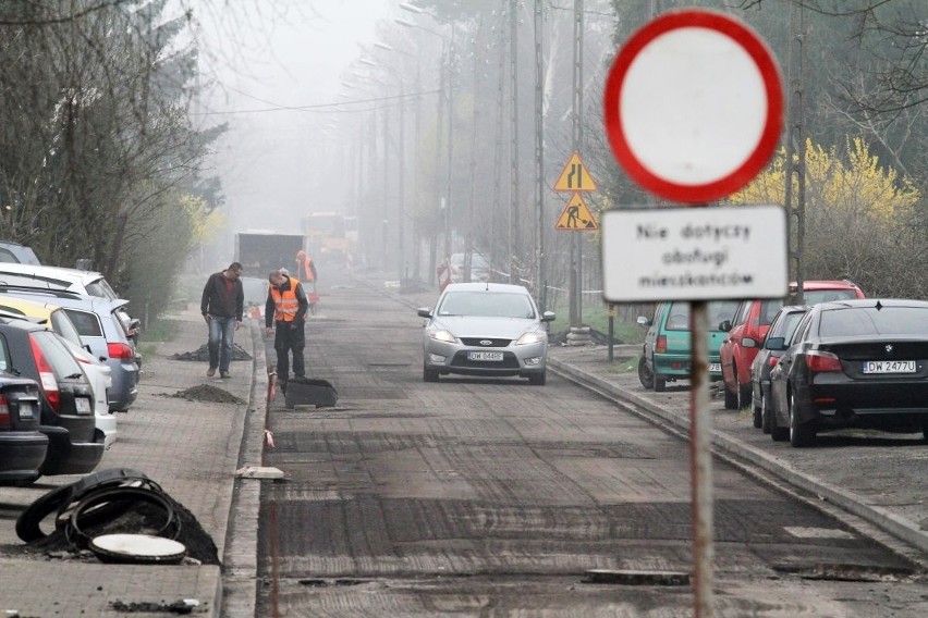 Remont Poświęckiej i Toruńskiej we Wrocławiu