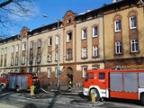 Pożar w kamienicy przy ul. Kołłątaja w Słupsku