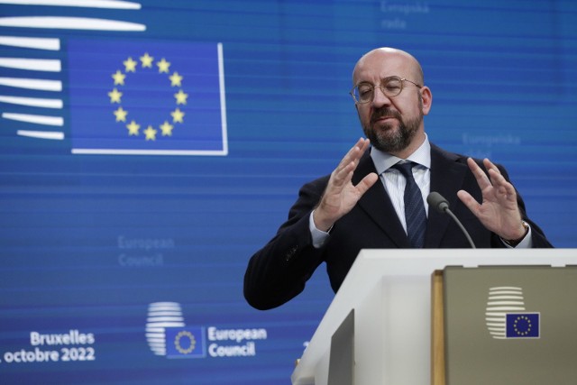 Przewodniczący Rady Europejskiej Charles Michel nie podał szczegółów rozwiązań mających powstrzymać wzrost cen energii