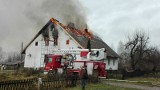 Stręgiel. Pożar domu jednorodzinnego. Rodzina straciła dach nad głową (zdjęcia)