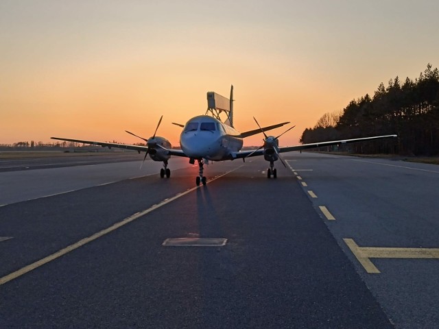 Zarejestrowano pierwszy lot samolotu wczesnego ostrzegania Saab 340.
