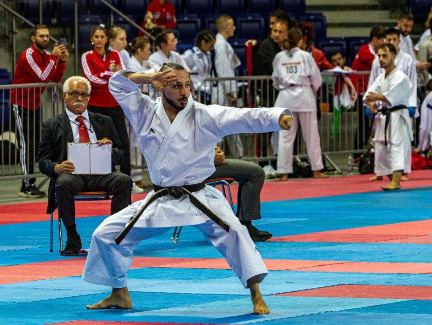 Fotogaleria z mistrzostw świata karate 2022 w Netto Arenie w...