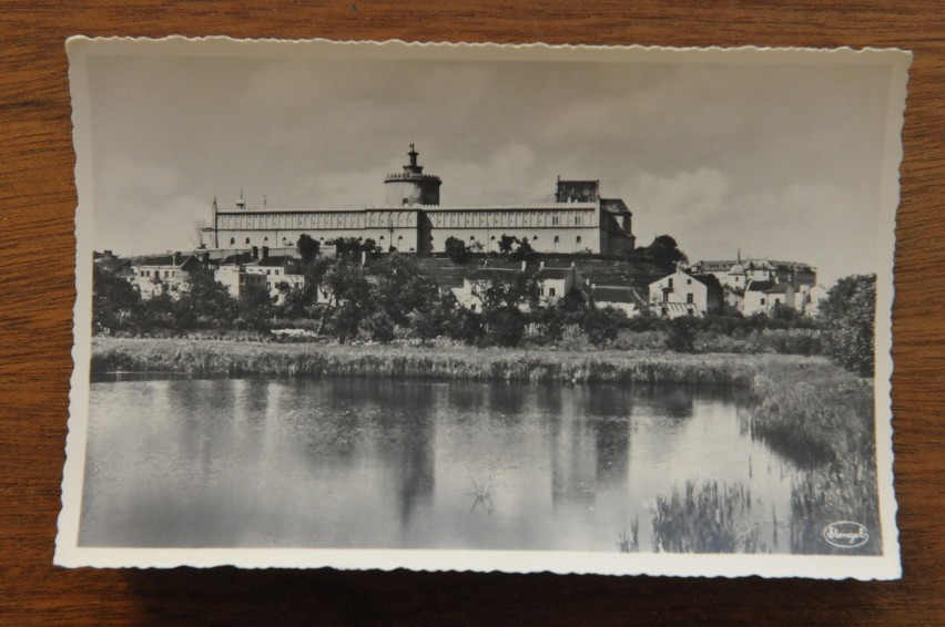 Niemiecka pocztówka, około 1941 roku, Zamek i widok na...