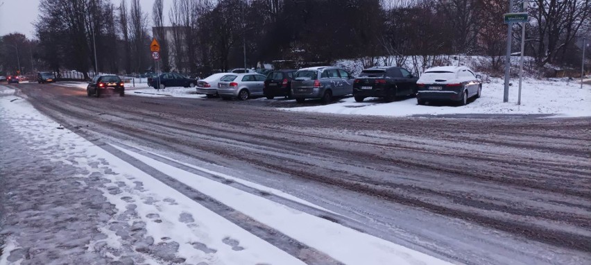 Pierwszy atak zimy w tym roku w Szczecinie. W regionie pracuje 63 pługosolarek i pługów