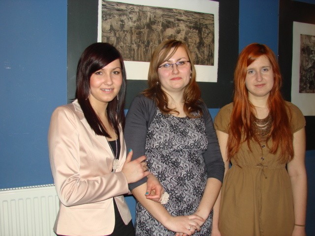 Joanna Tokarska (z lewej), Edyta Gonciarz i Klaudia Trzepiecińska są studentkami Politechniki Radomskiej 