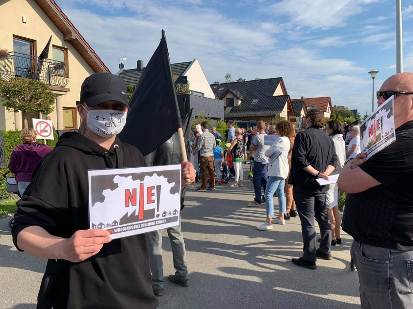 Protest mieszkańców przeciwko budowie elektrociepłowni...