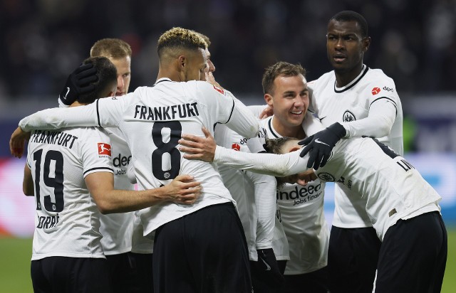 Radość Eintrachtu Frankfurt