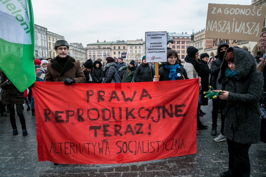 Kraków. Kobiety protestowały przeciwko kompromisom [ZDJĘCIA]