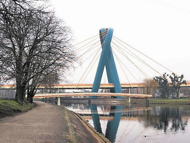 Tak ma wyglądać planowana kładka uzupełniająca nową trasę o chodnik dla pieszych i ścieżkę rowerową.