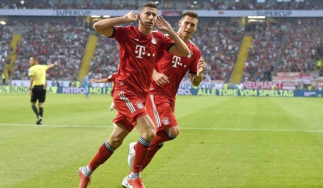 Na zdjęciu: Robert Lewandowski. Mecz Bayern Monachium - TSG 1899 Heffenheim odbędzie się w ramach 1. kolejki Bundesligi. Gdzie obejrzeć to spotkanie? Sprawdź [gdzie oglądać, transmisja, stream, online, na żywo, wynik meczu]