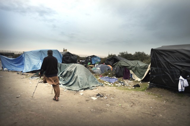 Słynna "Dżungla" pod Calais