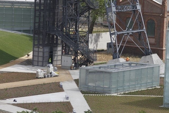 Muzeum Śląskie w Katowicach. Budowa na ukończeniu