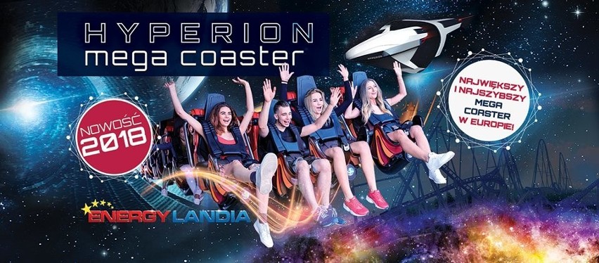 W Parku Rozrywki Energylandia w Zatorze powstaje Hyperion, największy mega coaster w Europie. W jego budowę zaangażowanych jest aż 100 osób